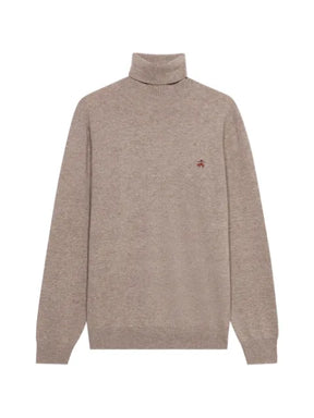 Brooks Brothers lambswool logo-embroidered sweater