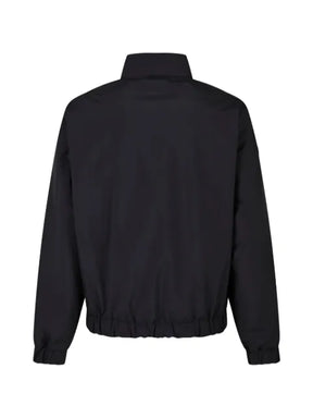 Moncler logo-patch high-neck jacket