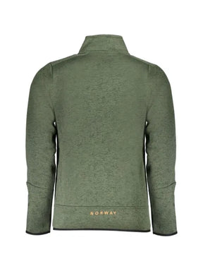 Norwegian Rain zip-up marl-effect sweatshirt