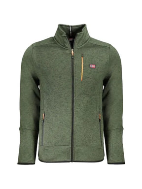 Norwegian Rain zip-up marl-effect sweatshirt