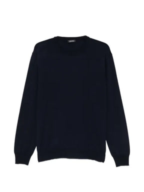 Cenere GB ribbed-trim crew-neck sweater