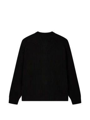TOMBOY ribbed-knit round-neck cardigan