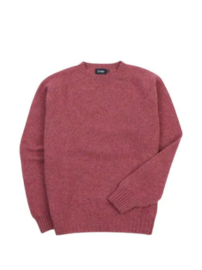 Drake's brushed Shetland sweater
