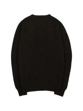 Drake's brushed Shetland sweater