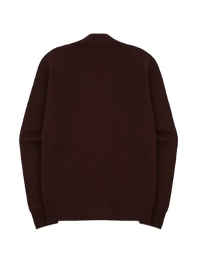 Drake's lambswool button-up cardigan