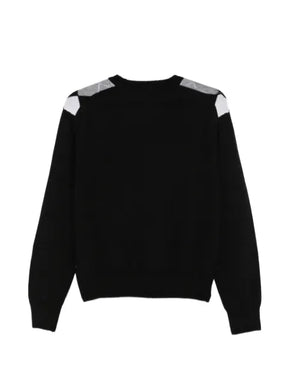 DUNST argyle-intarsia sweater