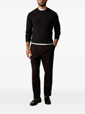 Armani Exchange textured-knit sweater