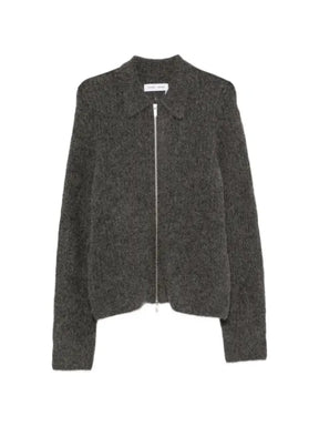 SAMSOE SAMSOE zip-up collared cardigan