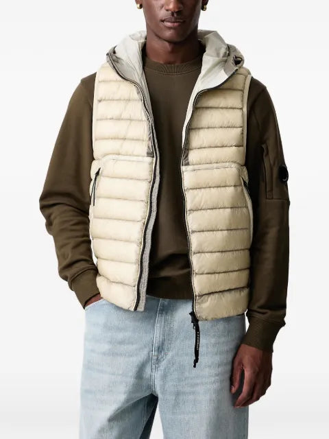 C.P. Company Goggle-detail quilted gilet