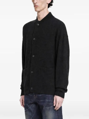 Giorgio Armani button-fastening high-neck cardigan