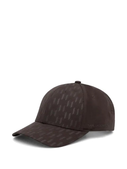 Karl Lagerfeld Baseballkappe mit Monogramm-Print