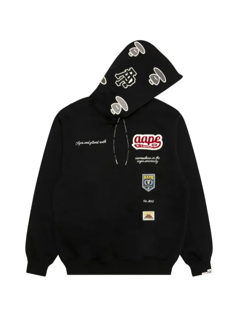 AAPE BY *A BATHING APE® AAPEUNVS logo-patch hoodie