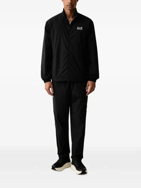Ea7 Emporio Armani logo-print zip-up tracksuit