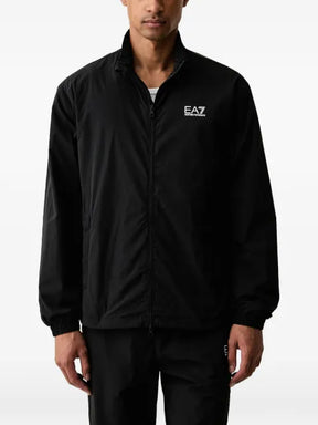 Ea7 Emporio Armani logo-print zip-up tracksuit