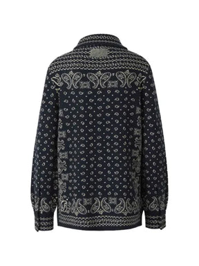Guest In Residence paisley-print cashmere shirt