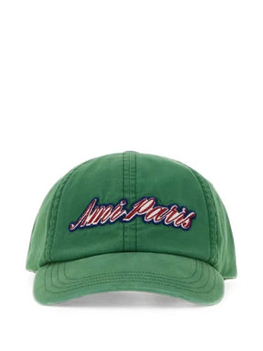 AMI Paris Baseballkappe mit Logo-Stickerei