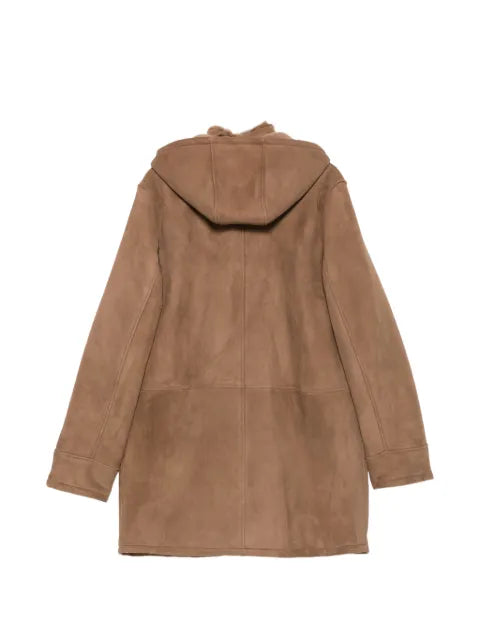 Arma Levy hooded suede jacket