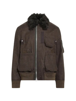 sacai Semiton bomber jacket