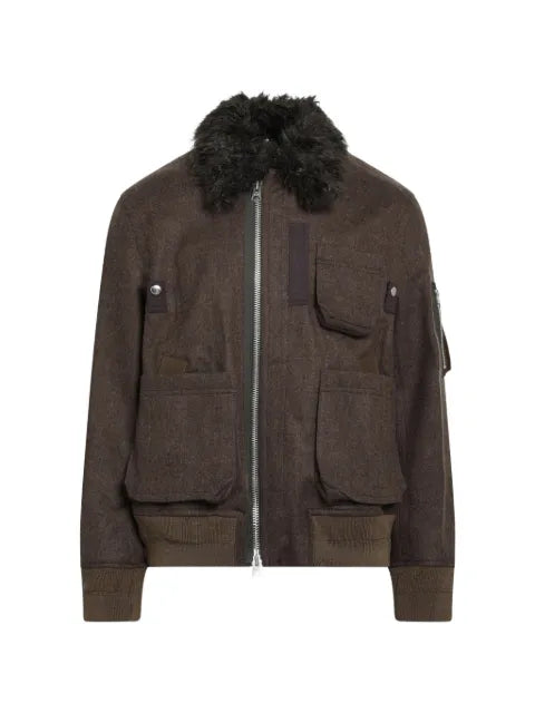 sacai Semiton bomber jacket