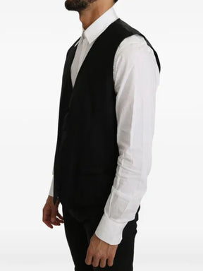 Dolce & Gabbana V-neck button-up waistcoat