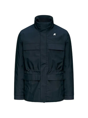 K-Way logo-patch multi-pocket jacket