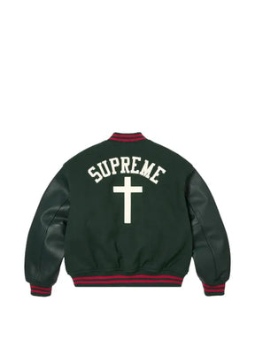 Supreme Cross varsity jacket