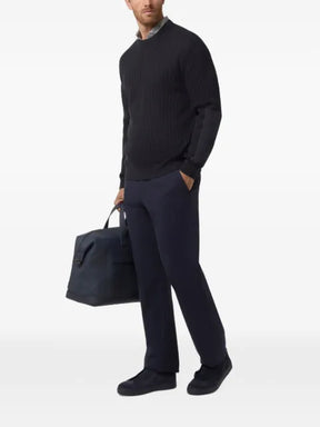 Paul & Shark ribbed-knit Typhoon® Platinum sweater