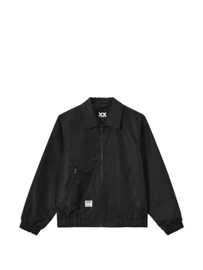 FINGERCROXX logo-print zip-up jacket