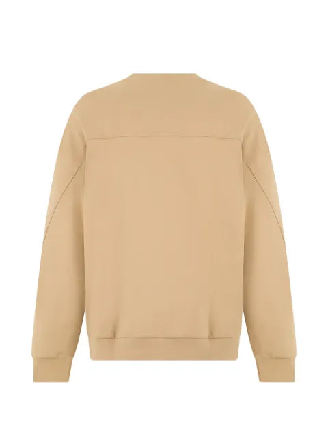 BOSS logo-print zip-pockets sweatshirt