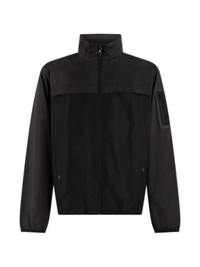 BOSS panelled zip-up jacket