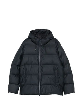 Rains quilted hooded jacket