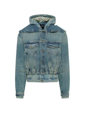 EGONlab. hooded denim jacket
