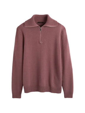 slowear half-zip cashmere sweater