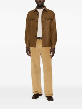 Harris Wharf London button-up virgin-wool jacket