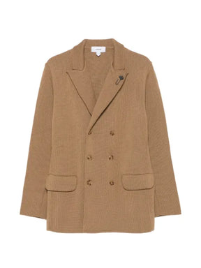 Lardini double-breasted peak-lapel jacket