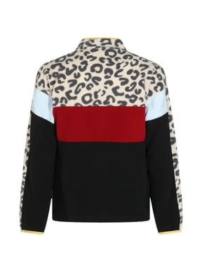 Mauna Kea leopard-print colour-block jacket