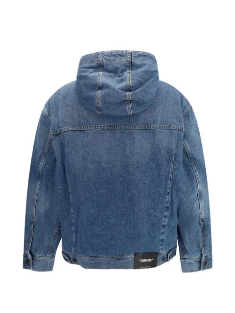 Off-White Bookish padded denim jacket