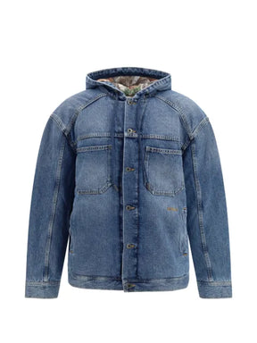 Off-White Bookish padded denim jacket