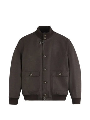 Fay hook wool bomber jacket