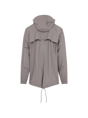 Rains drawstring-hood fishtail jacket