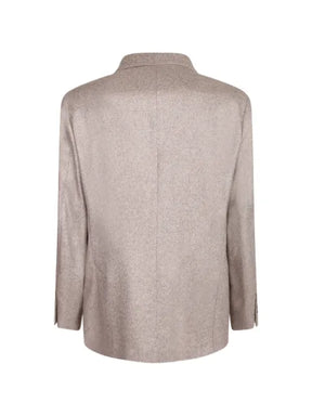 Brunello Cucinelli mélange-effect blazer