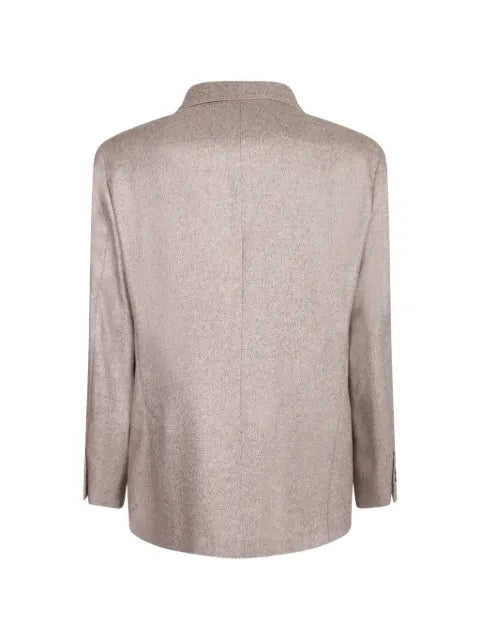 Brunello Cucinelli mélange-effect blazer