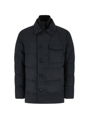Duno quilted button-fastening jacket