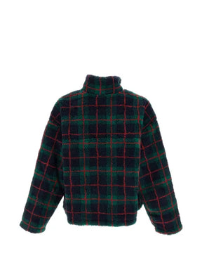 FOUND check-pattern fleece jacket