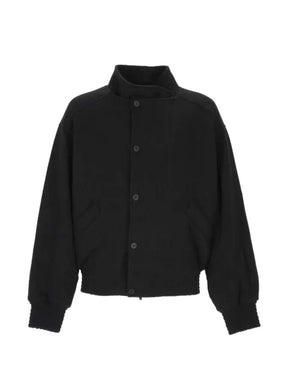 Jacquemus funnel-neck elasticated-trim jacket