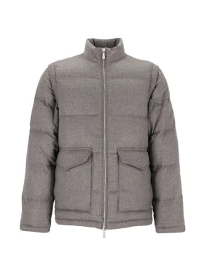 Eleventy padded cashmere jacket
