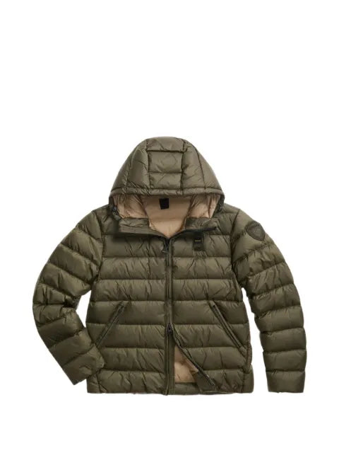 Blauer quilted hooded jacket