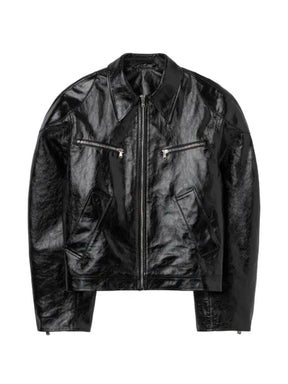 Séfr zip-up leather jacket