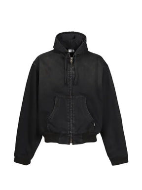 VETEMENTS hooded denim jacket