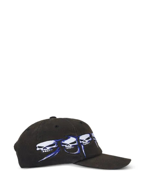 Supreme Skulls Spellout Baseballkappe mit 6 Einsätzen